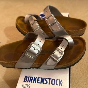 Birkenstock Kids Mayari Sandals Silver
